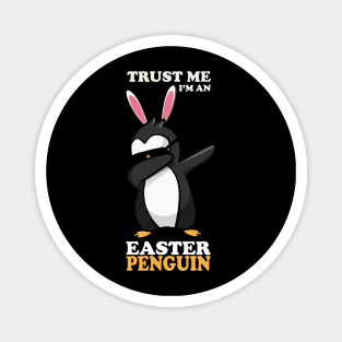 EASTER BUNNY DABBING - EASTER PENGUIN Magnet